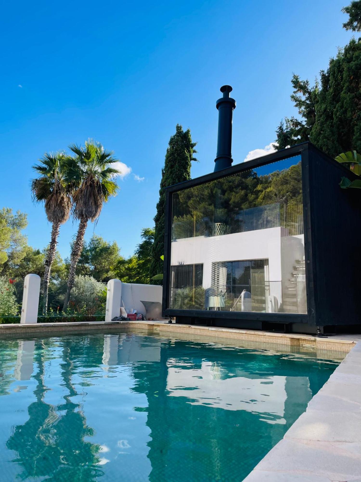 Stylish 5 Bedroom Luxury Villa With Pool And Sauna Santa Eularia des Riu Eksteriør billede